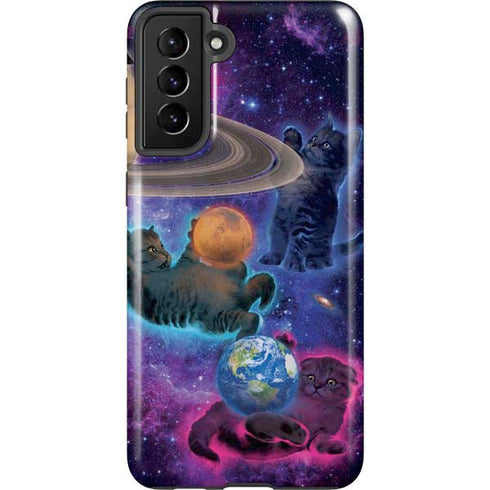 Vincent Hie Cosmic Kittens Galaxy S21 Plus 5G Pro Case