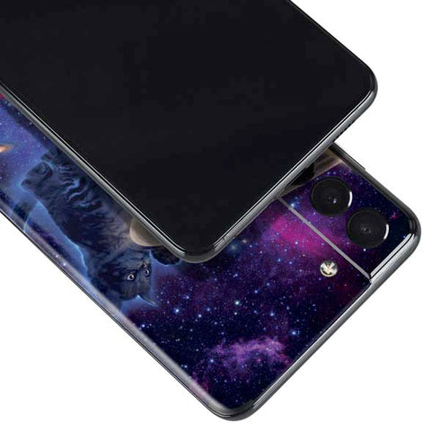 Vincent Hie Cosmic Kittens Galaxy S21 Plus 5G Skin