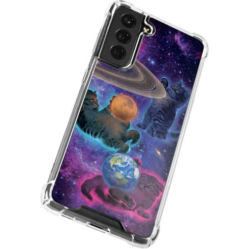 Vincent Hie Cosmic Kittens Galaxy S22 Plus Clear Case