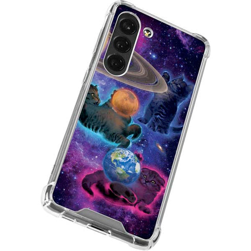 Vincent Hie Cosmic Kittens Galaxy S23 Clear Case