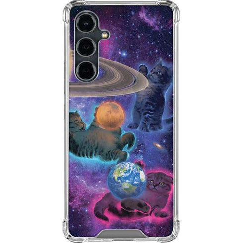 Cosmic Kittens by Vincent Hie Galaxy S23 FE Clear Case