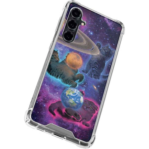 Cosmic Kittens by Vincent Hie Galaxy S23 FE Clear Case