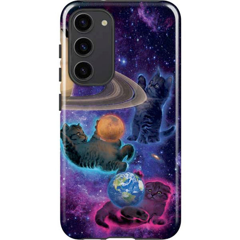 Vincent Hie Cosmic Kittens Galaxy S23 Plus Pro Case