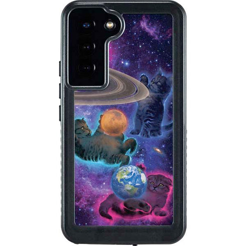 Vincent Hie Cosmic Kittens Galaxy S23 Plus Waterproof Case