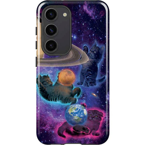 Vincent Hie Cosmic Kittens Galaxy S23 Pro Case