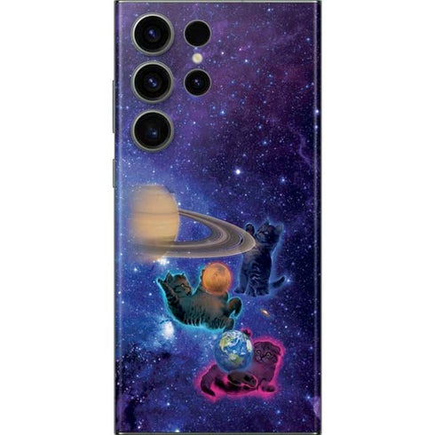 Vincent Hie Cosmic Kittens Galaxy S23 Ultra Skin