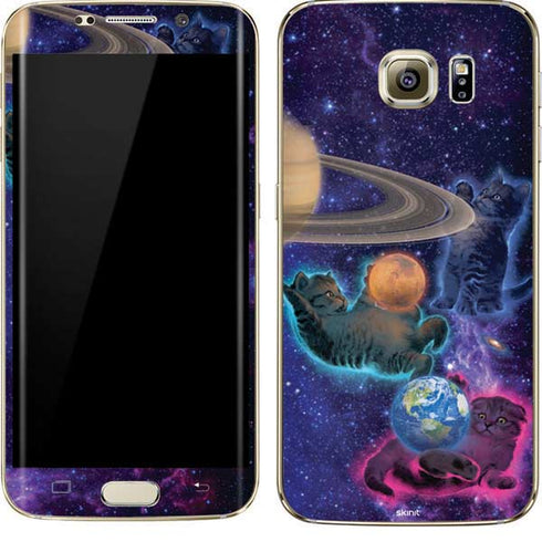Vincent Hie Cosmic Kittens Galaxy S7 Edge Skin