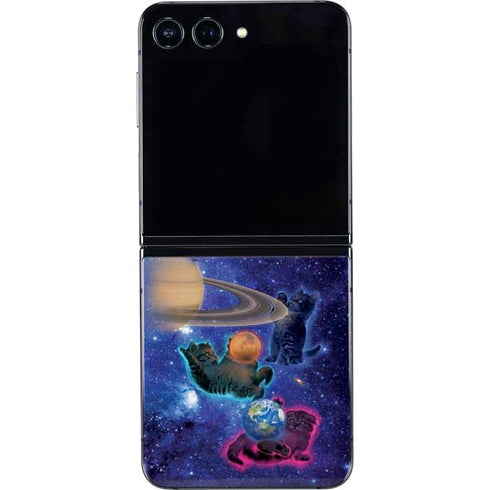 Cosmic Kittens by Vincent Hie Galaxy Z Flip5 5G Skin
