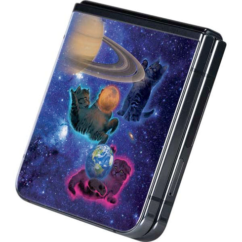 Cosmic Kittens by Vincent Hie Galaxy Z Flip5 5G Skin