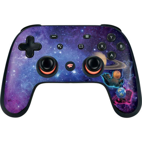 Vincent Hie Cosmic Kittens Google Stadia Controller Skin