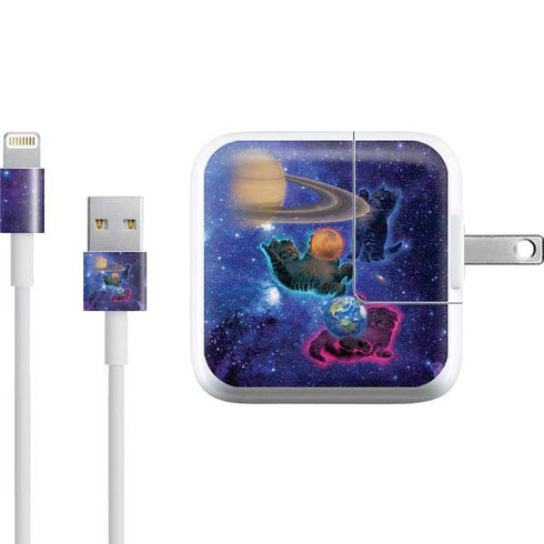 Vincent Hie Cosmic Kittens iPad Charger (10W USB) Skin
