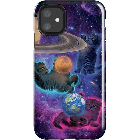 Vincent Hie Cosmic Kittens iPhone 11 Impact Case