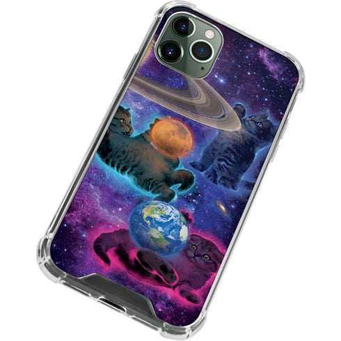 Cosmic Kittens by Vincent Hie iPhone 11 Pro Max Clear Case