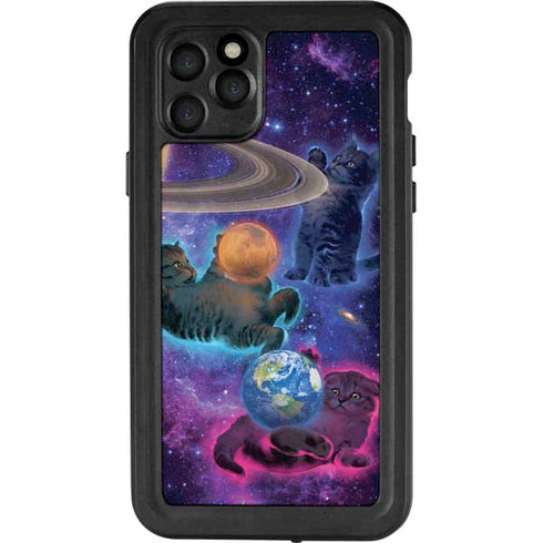 Vincent Hie Cosmic Kittens iPhone 11 Pro Waterproof Case