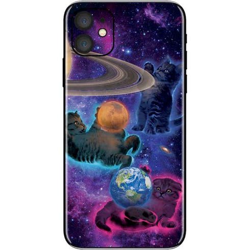 Vincent Hie Cosmic Kittens iPhone 11 Skin