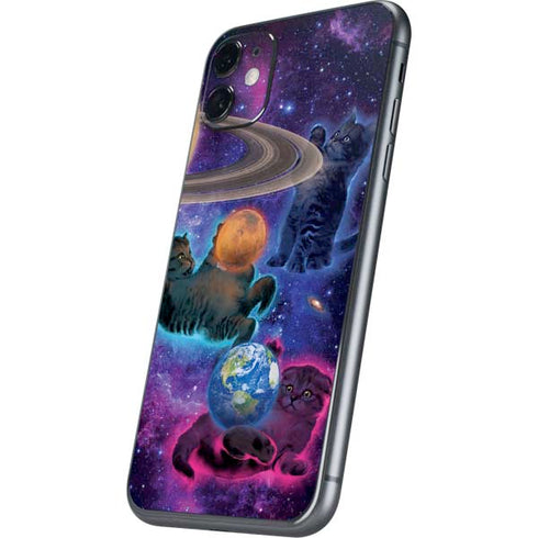 Vincent Hie Cosmic Kittens iPhone 11 Skin