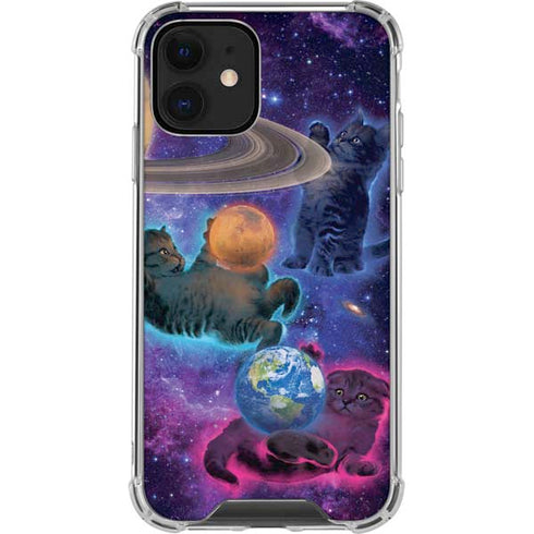 Vincent Hie Cosmic Kittens iPhone 12 Clear Case
