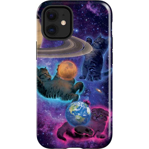 Vincent Hie Cosmic Kittens iPhone 12 Mini Impact Case