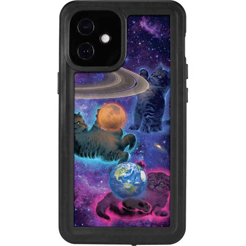 Vincent Hie Cosmic Kittens iPhone 12 Mini Waterproof Case