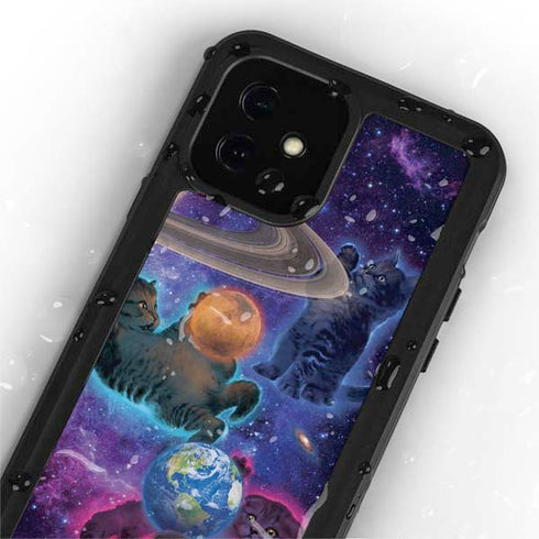 Vincent Hie Cosmic Kittens iPhone 12 Mini Waterproof Case