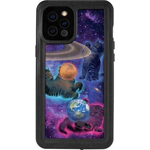 Vincent Hie Cosmic Kittens iPhone 12 Pro Max Waterproof Case