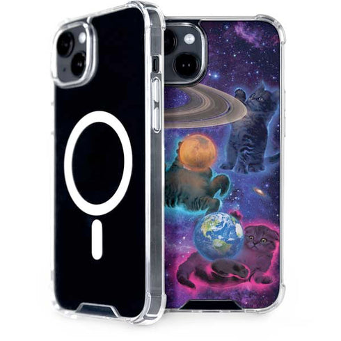 Cosmic Kittens by Vincent Hie iPhone 15 Plus MagSafe Case