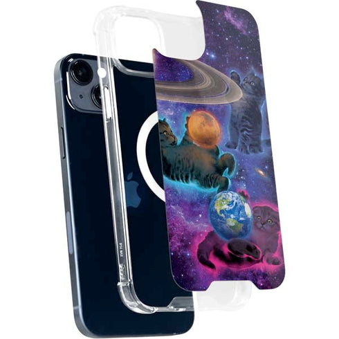 Cosmic Kittens by Vincent Hie iPhone 15 Plus MagSafe Case
