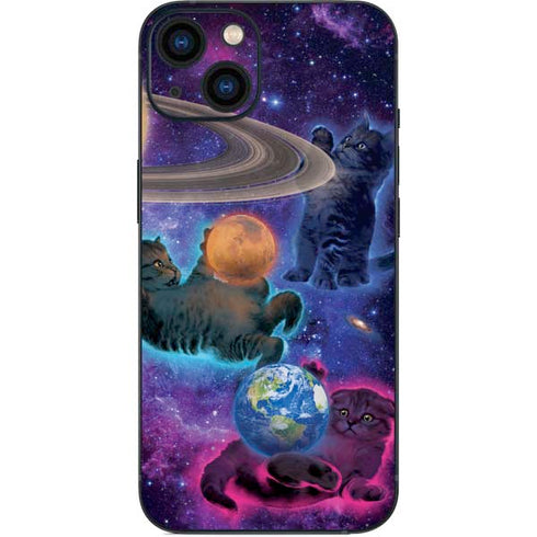 Vincent Hie Cosmic Kittens iPhone 14 Plus Skin