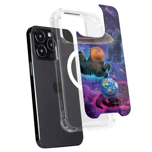 Cosmic Kittens by Vincent Hie iPhone 15 Pro MagSafe Case