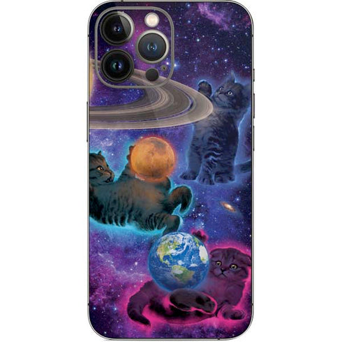 Vincent Hie Cosmic Kittens iPhone 14 Pro Max Skin