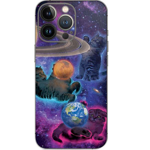 Vincent Hie Cosmic Kittens iPhone 14 Pro Skin