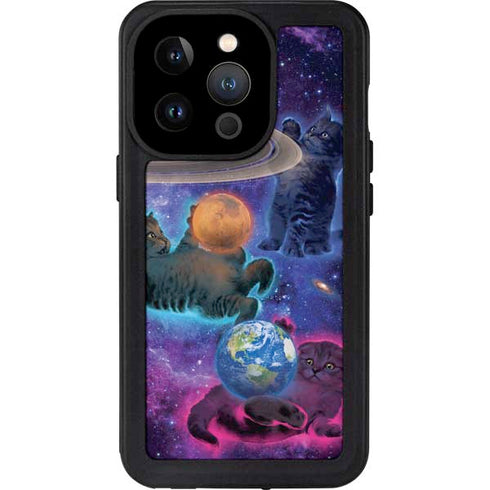 Vincent Hie Cosmic Kittens iPhone 14 Pro Waterproof Case