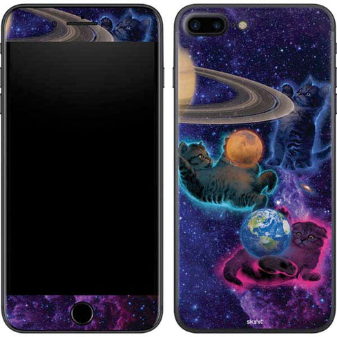 Vincent Hie Cosmic Kittens iPhone 8 Plus Skin