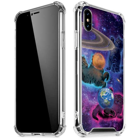 Cosmic Kittens by Vincent Hie iPhone XS Max Clear Case