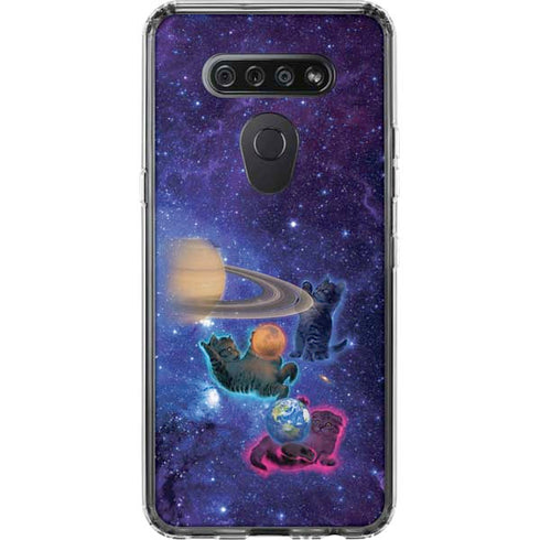 Cosmic Kittens by Vincent Hie LG K51/Q51 Clear Case
