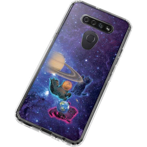 Cosmic Kittens by Vincent Hie LG K51/Q51 Clear Case