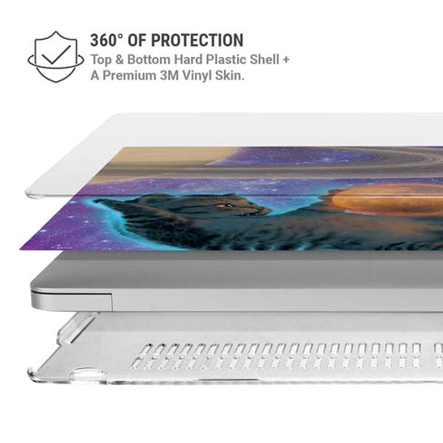 Cosmic Kittens by Vincent Hie MacBook Air 13in M1 (2021) Case plus Skin