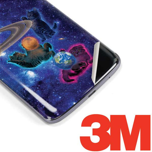 Vincent Hie Cosmic Kittens Moto E5 Plus Skin