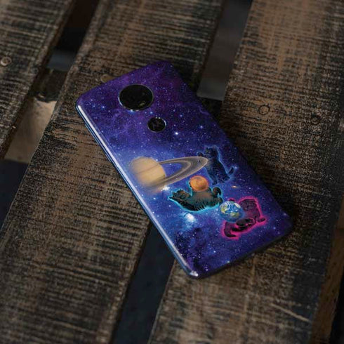 Vincent Hie Cosmic Kittens Moto E5 Plus Skin