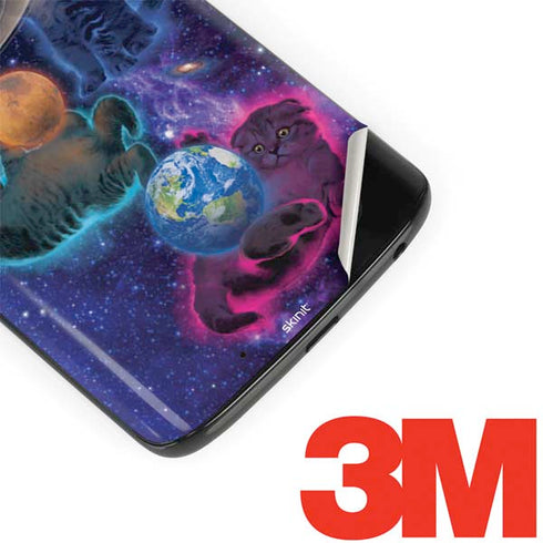 Vincent Hie Cosmic Kittens Moto G6 Skin