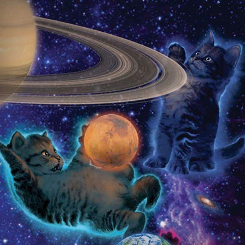 Vincent Hie Cosmic Kittens Moto G6 Skin