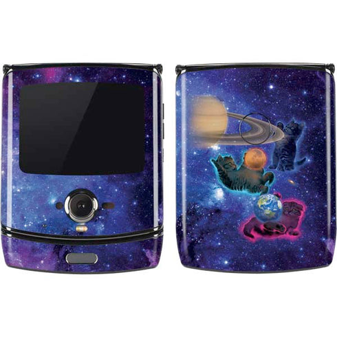 Vincent Hie Cosmic Kittens Motorola RAZR Skin
