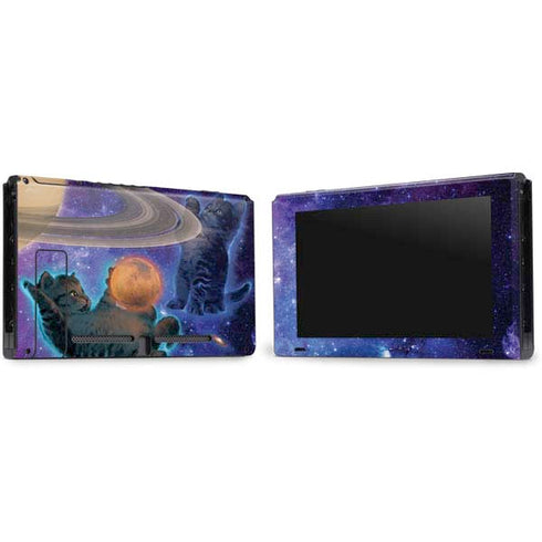 Vincent Hie Cosmic Kittens Nintendo Switch Bundle Skin