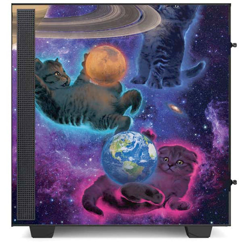 Vincent Hie Cosmic Kittens NZXT H510 Compact ATX Mid-Tower Case Skin