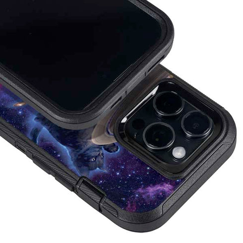 Cosmic Kittens by Vincent Hie Otterbox Defender iPhone Skin
