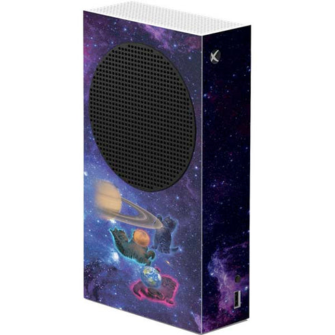 Vincent Hie Cosmic Kittens Xbox Series S Console Skin