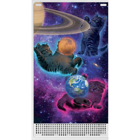 Vincent Hie Cosmic Kittens Xbox Series S Console Skin