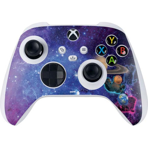 Vincent Hie Cosmic Kittens Xbox Series S Controller Skin