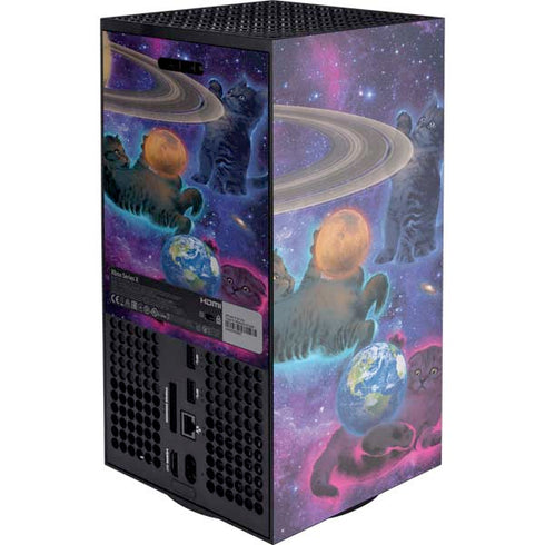 Vincent Hie Cosmic Kittens Xbox Series X Console Skin