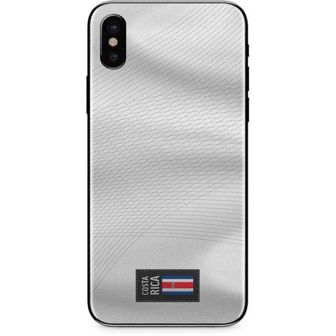Costa Rica Soccer Flag iPhone X Skin